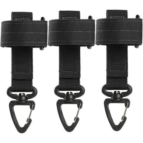 3 Pièces supports de gants,Crochet de Gant Réglable, Clips De Gants avec Mousqueton, Pour Gants de Travail (1/5)