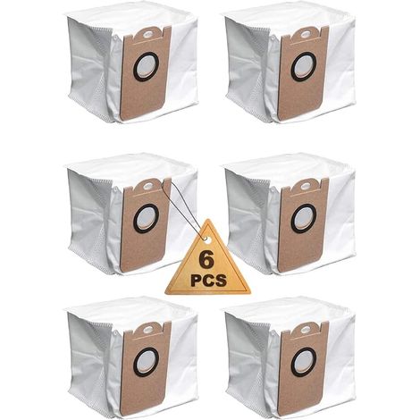 Lot de 6 sacs à poussière pour aspirateur Proscenic M7 Pro, étanche, grande capacité pour aspirateur iHome AutoVac Nova (1/5)