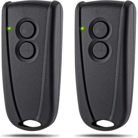2 pièces Télécommande d'ouverture de Garage pour EcoStar RSC2-433 RSE2-433, télécommande de Porte pour Hormann EcoStar Liftronic 500/700/800 pour Portronic D2500/D5000/S4000 (1/4)