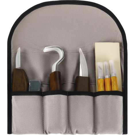 Juego de 9 cuchillos para tallar madera KD12697 (1/5)