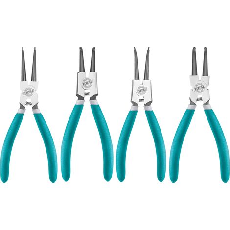 TOTAL Jeu de 4 pinces pour circlips THT114041 180 mm (1/5)