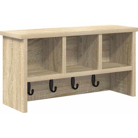 Maison Exclusive - Wandmontierter nachttisch Sonoma-Eiche 50 x 16