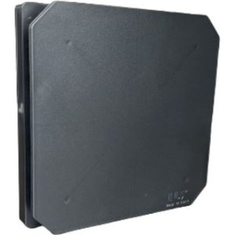 ASPIRATORE ELETTRICO LUX308 A MURO D 120 MM NERO