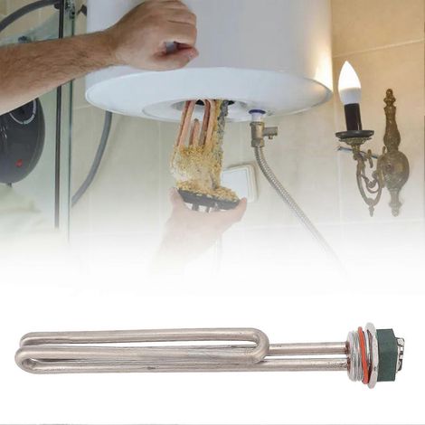 Élément chauffant de chauffe-eau électrique en acier inoxydable 2000 W, 22 cm (1/5)