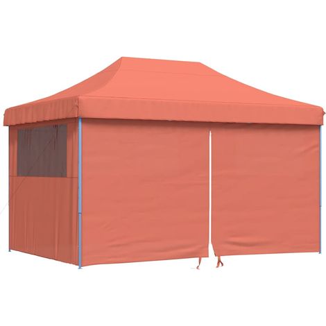 Tente de réception pliable - Tonnelle de jardin - Barnum escamotable avec 4 parois latérales fr11273 - Maison La Vie (1/5)