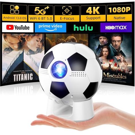 El proyector nativo 1080p definitivo para los aficionados al fútbol，con aplicaciones integradas (1/3)