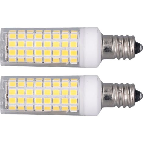 2 Stück LED-Maiskolbenlampen, 102 LEDs, 10 W, dimmbar, PC-Keramik, energiesparend, E12-Fassung, für die Heimbeleuchtung, Wechselstrom 100–120 V, natürliches Licht (1/5)