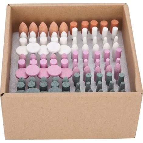 100 Stück/Lot Steinbohrer für Zahnpolitur und Maniküre, Bohrerset zum Schleifen und Bohren (1/5)