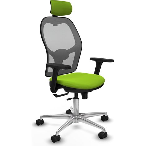 Silla de oficina piqueras y crespo Jorquera pistacho cuero sintético (1/2)