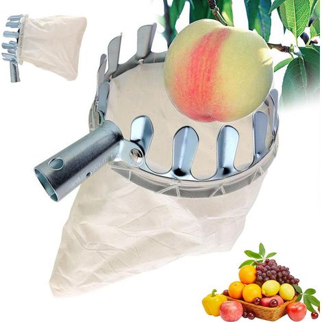 Obstpflücktasche – Teleskop-Obstpflücker – Gartenpflückwerkzeug, Obsterntemaschine zum Ernten von Äpfeln, Kirschen, Birnen, Pfirsichen (1/5)