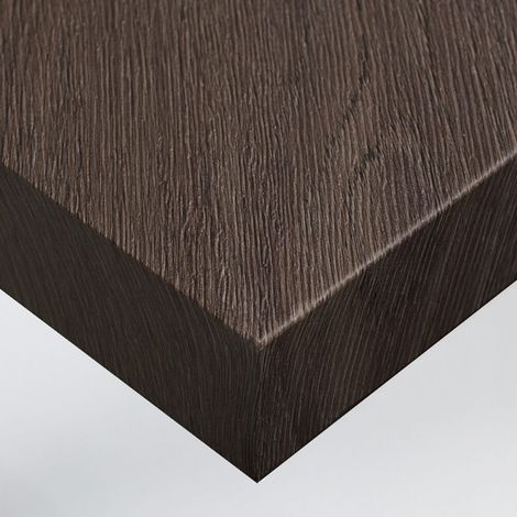 DIMEXACT - Papier peint autocollant imitation bois d'ébène brun clair - 122 cm x 0.5 m - En Rouleau