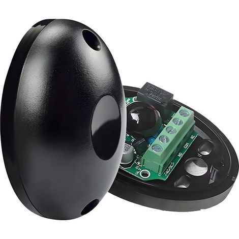 Paire de Photocellules Infrarouges 12 / 24V AC DC pour Portail Automatique et Garage, Capteurs de Sécurité avec Filtre Solaire, Compatible avec Plusieurs Marques (1/5)