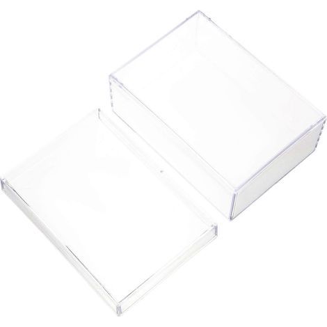 Aufbewahrungsbox aus Kunststoff für Spielkarten mit Deckel (1/5)