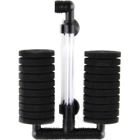 Pompe à air Huijukon - Filtre éponge biochimique haut de gamme pour aquarium - (1/4)