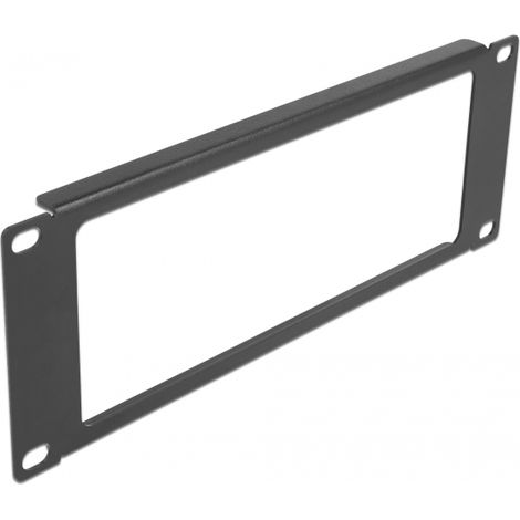 Delock Panel de gabinete de red de 10 con abertura 2U negro