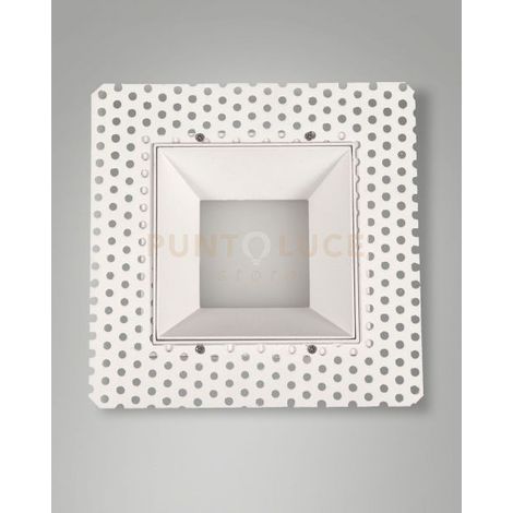 KRIS FARETTO INCASSO QUADRATO A RASO BIANCO 3000K 930LM 8W DIMMERABILE