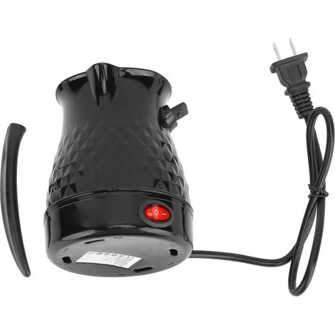 Cafetière électrique en acier inoxydable 600ml, chauffe uniforme anti-brûlure avec poignée amovible, prise américaine 110V (1/5)