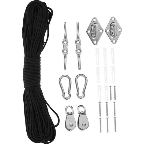 de poulies pour câble et corde poulie simple accessoire de (1/5)