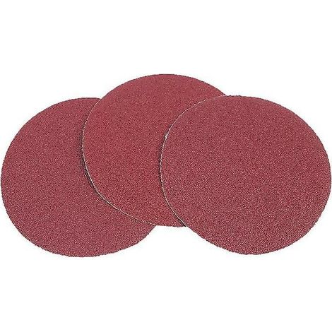 Mandrin de perceuse Kit de disques de ponçage, 120 pièces 40/60/80/120/180/240 grains crochet et boucle papier de verre pour outils rotatifs de meuleuse de perceuse (5"-125mm-120pcs) (1/4)