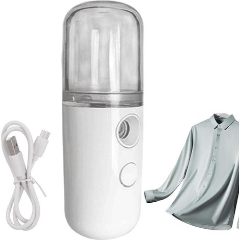 Vaporizador de ropa de 100 ml, se calienta en 15 segundos, vapor potente para prendas de vestir.