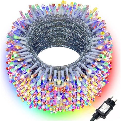 Guirlande lumineuse - Non spécifié - 100M - 600 LEDs - 8 modes - Étanche - Multicolore (1/4)