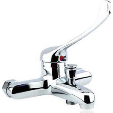RUBINETTO MISCELATORE CROMATO CASA VASCA LAVABO LAVANDINO KIT MONTAGGIO JH-5032 (1/2)