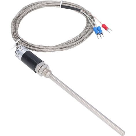 Capteur de température étanche, sonde de température à thermistance Pt100 pour la mesure WZPT‑10 (1/5)