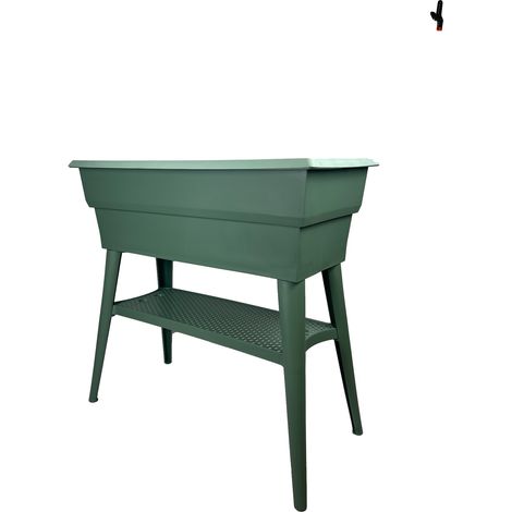 Jardinière Calipso maxi 40 litres, Couleur Vert Olive/Vert Amande (1/5)