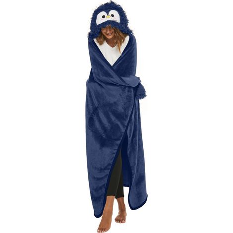 Couverture douce et chaude avec capuche paresseux, cadeau anniversaire pour femme Noël Saint-Valentin fête des mères, idée cadeau pour maman amie épouse sœur petite-fille copine (1/2)