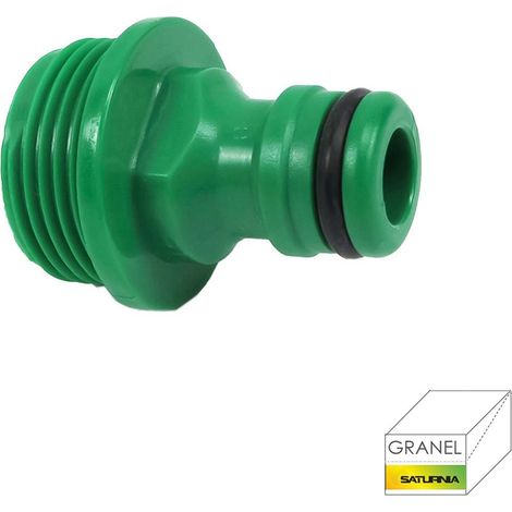 Adaptateur de tuyau en plastique 3/4 mâle en vrac (1/2)