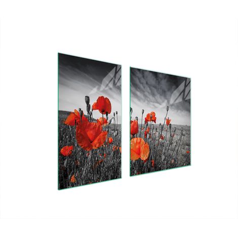 Glasplatte und Schneidebrett 100x52 MAKI