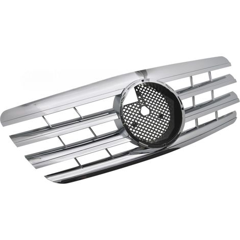 Grille calandre Mercedes Classe E W210 de 1999 a 2002 Chrome-42704224 (1/3)