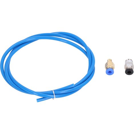 Tubes PTFE 5 pièces + 20 raccords pneumatiques PC4-M6 PC4-M10, compatibles imprimante 3D, filament 1,75mm, kit connexion rapide (1/5)