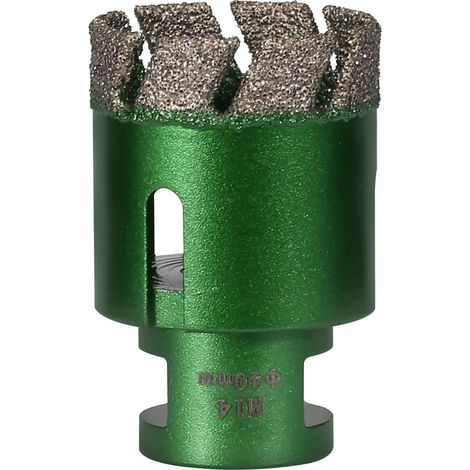 Fraise filetée industrielle M14 avec revêtement diamantin pour une coupe rapide et propre sur le verre céramique et les surfaces solides - Carotteuse brasée pour et marbre (1/4)