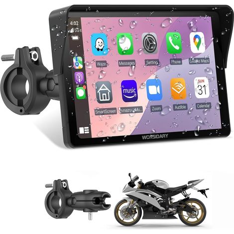 W722 7 Inch Motorcycle Screen,Wireless (1/5)
