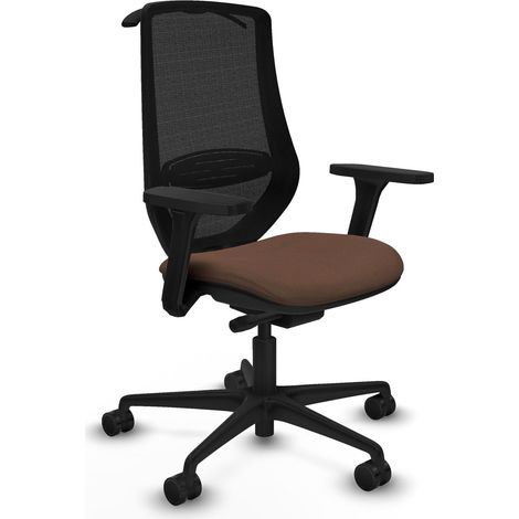 Piqueras-y-crespo Mardos Silla de oficina marrón cómoda