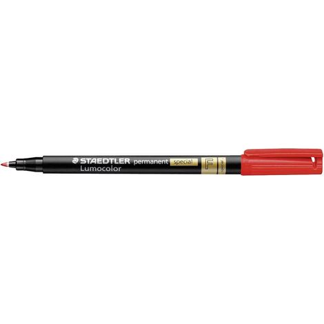 Staedtler Lumocolor permanent special F 319 F-2 Marcatore indelebile Rosso resistente all'acqua: Sì (1/5)