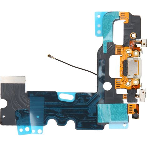 Flexibles Ersatzkabel für USB-Ladeanschluss, Ladedock-Anschluss, kompatibel mit iPhone 7 (weiß) (1/5)