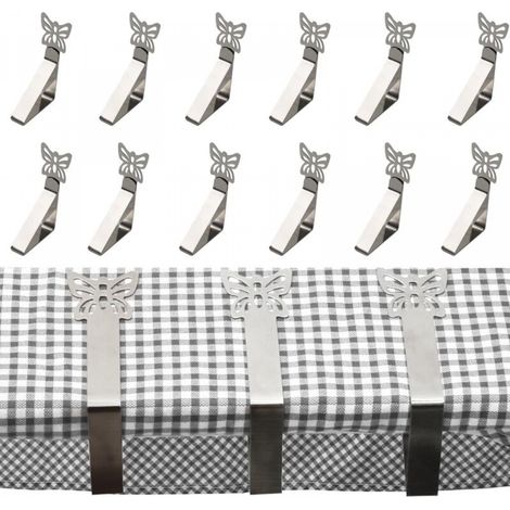 Ensemble de 12 porte-nappes papillon robustes, parfaits pour les pique-niques, les fêtes, les mariages, les restaurants et plus encore. (1/5)