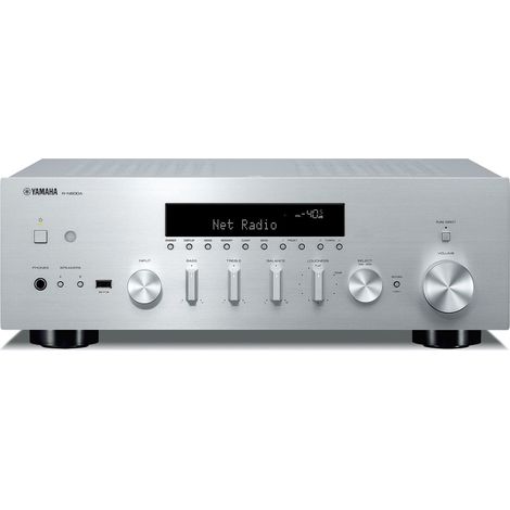 Yamaha R-n600a Silver Sintoamplificatore Network Musiccast Wi-fi Dab 80wx2