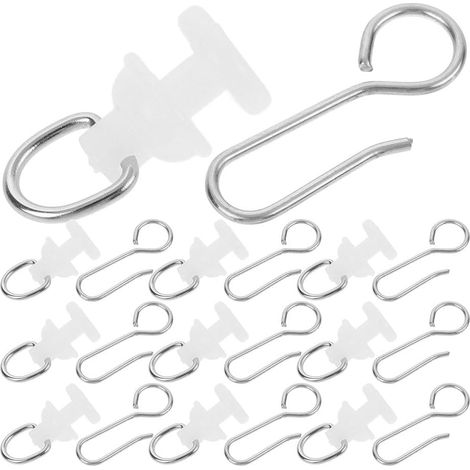 Pieces Curtain Hook Pulley Gliders Rollers and Clips for
