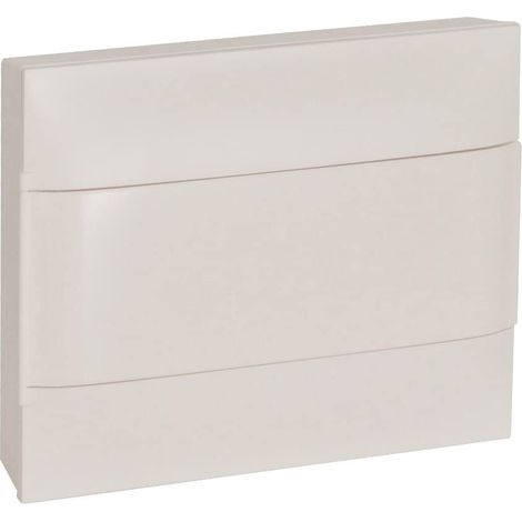 Tableau de distribution modulaire en saillie Practibox S 1x12, porte blanche, 135421
