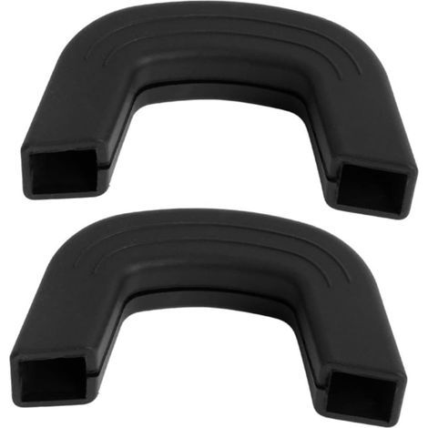 Heat-Resistant Silicone Handle Protector for Pots and Pans, Non-Slip Coating, Cooking and Serving, Black Set (1/5)