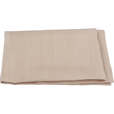 Tapis ignifuge en fibre de verre résistant aux hautes températures, idéal pour barbecue, camping et pique-nique, dimensions 46x44 cm.