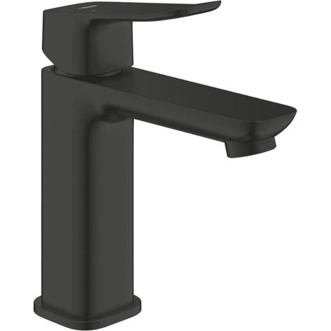 Dice Miscelatore monocomando per lavabo con leva e scarico Clic-Clac, nero opaco (1018332430)