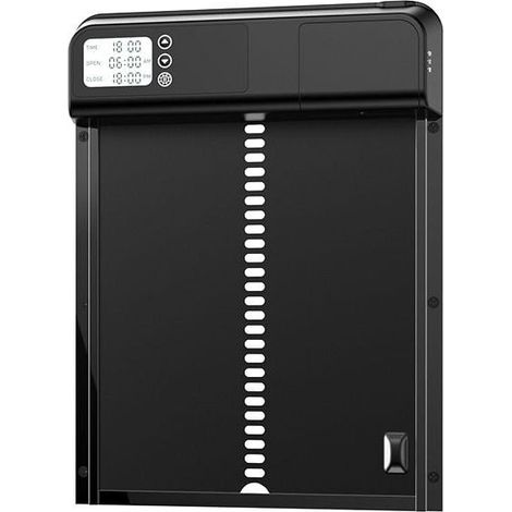 Automatic Chicken Coop Door with Waterproof Programmable LCD Screen, Aluminum Alloy Automatic Chicken Coop Door, Battery Operated, Timer Control, Anti-pinch Function, (1/4)