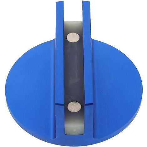 1 adaptateur universel magnétique pour cric de châssis à fentes, avec pince et support de soudure. (1/4)