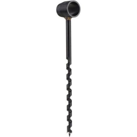 Perceuse à tarière manuelle noire haute dureté légère perceuse de survie portable pour le travail du bois sauvage 10-230mm/0.39-9.06in Autre outil du menuisier (1/4)