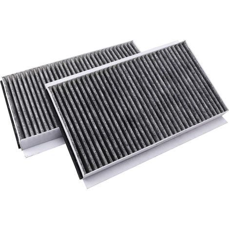 Lot de 2 filtres d'habitacle 64319171858 pour BMW Série 5 et 6 E60 E61 E63 E64 520D 523I 525I 530D 535D 545I 550I 630 (1/5)