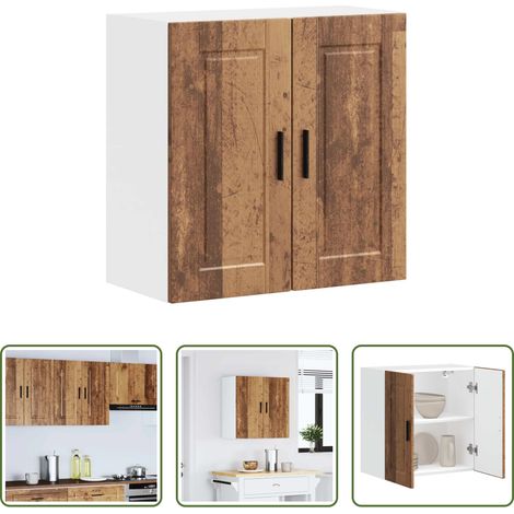 Rangement cuisine - Armoire murale de cuisine Porto vieux bois bois d'ingénierie (1/5)